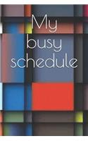 My Busy Schedule
