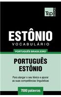 Vocabulário Português Brasileiro-Estônio - 7000 palavras: (71 Brazilian Portuguese Collection)