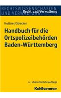 Handbuch Fur Die Ortspolizeibehorden Baden-Wurttemberg