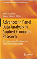Advances in Panel Data Analysis in Applied Economic Research