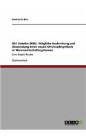 GS1 DataBar (RSS). Mögliche Ausbreitung und Anwendung eines neuen Strichcodesymbols in Warenwirtschaftssystemen