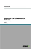 Employment Law In the Automotive Dealership