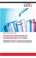 Programa Nacional de Inmunización en Cuba