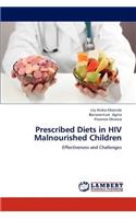 Prescribed Diets in HIV Malnourished Children