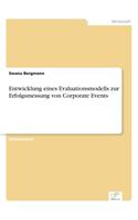 Entwicklung eines Evaluationsmodells zur Erfolgsmessung von Corporate Events