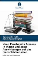 Khap Panchayats Prozess in Indien und seine Auswirkungen auf das menschliche Leben