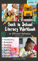 Back to School Literacy Workbook - Fall Themed Digital Format Included