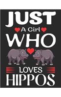 Just A Girl Who Loves Hippos