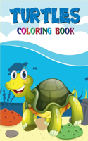 Turtles Coloring Book: Turtle Coloring Book For Boys, Girls, Teens, Kids with Super Quality Illustrations!