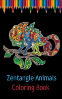 Zentangle animals coloring book