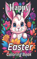 Happy Easter Coloring Book