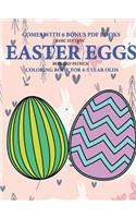 Coloring Book for 4-5 Year Olds (Easter Eggs)
