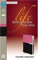 Life Application Study Bible-NIV-Personal Size: New International Version, Orchid / Chocolate Italian Duo-Tone, Personal Size