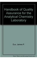 Handbook of Quality Assurance for the Analytical Chemistry Laboratory