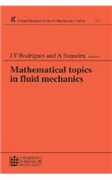 Mathematical Topics in Fluid Mechanics