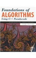 Foundations of Algorithms Using C++ Pseudocode