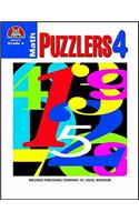 Math Puzzlers Grade 4