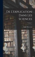 De L'explication Dans Les Sciences; Volume 1