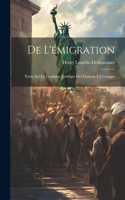 De L'émigration