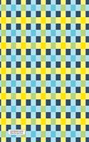 Lined Notebook Journal Yellow Blue Aqua Check: (8.5x11 Lined 001-150)