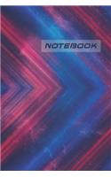 Space Motion Notebook: Medium Ruled 6x9 Journal For Sci-Fi Fans