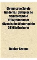 Olympische Spiele (Andorra): Olympische Sommerspiele 1996-Teilnehmer, Olympische Winterspiele 2010-Teilnehmer