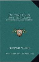 De Ione Chio