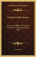 Catalog Von 6041 Sternen