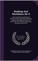 Readings And Recitations, No. 8