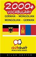 2000+ German - Mongolian Mongolian - German Vocabulary