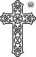 Notebook Kingdom: Cross Journal/Diary, Lined Paper, 100 Pages, 5x8, Composition Book, Celtic Cross