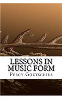 Lessons in Music Form
