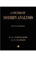 Course of Modern Analysis