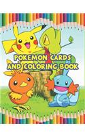 Pokemon Cards And Coloring Book