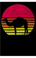 Retro Camel: Lined Notebook, Journal or Diary (Size 6x9) with 120 Pages