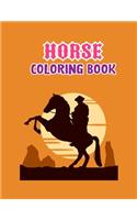 Horse coloring book