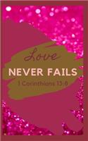 Love Never Fails 1 Corinthians 13: 8