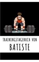 Trainingstagebuch von Batiste