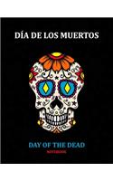 Day of the Dead Notebook: Día de los Muertos: Ruled White Paper to Write in- Blank Lined Workbook for Writing Notes - Large Note Book for Women, Adult, Teen(20 Sugar Skull)
