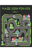 Maze book for kids age 4-8: A maze activity book for kids. Great for Developing Problem Solving Skills, Spatial Awareness, and Critical Thinking Skills.