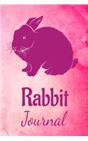 Rabbit Journal: Animal Lovers Gift. Pretty Lined Notebook & Diary For Writing And Note Taking For Your Special Day.(120 Blank Lined Pages - 6x9 Inches)