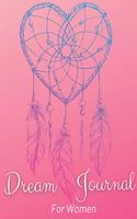 Dream Journal For Women With Heart Dreamcatcher Cover
