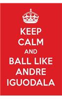 Keep Calm and Play Like Andre Iguodala: Andre Iguodala Designer Notebook