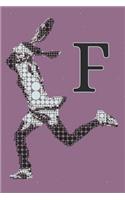 F Monogram Initial Tennis Journal