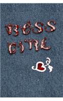 Boss Girl: Ein Journal, Notizbuch Und Workbook F