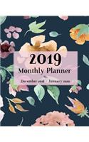 2019 Monthly Planner December 2018 - January 2020