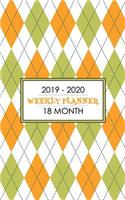 18 Month Weekly Planner 2019-2020