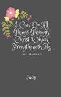 Judy I Can Do All Things Through Christ Which Strengtheneth Me Philippians 4