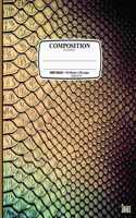 Composition Notebook Snake: Composition Notebook Snake: Snake Viper Serpent Skin Scales Luxury: Wide Ruled - 100 Sheets - 200 Pages - 9.25 X 7.5 In. for School Office Home Stud