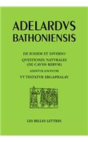 L'Un Et Le Divers, Questions Sur La Nature, Avec En Complement Comme l'Atteste Ergaphalau: de Eodem Et Diverso, Questiones Naturales (de Causis Rerum) Additur Anonymi UT Testatur Ergaphalau